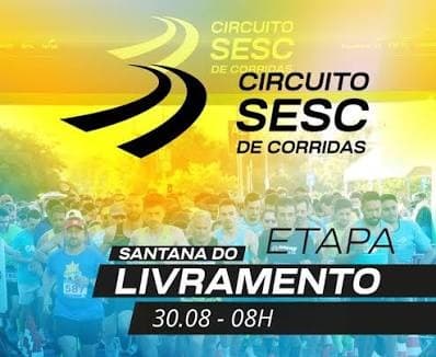 12ª ETAPA DO CIRCUITO SESC DE CORRIDAS